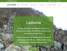 Tablet Screenshot of ladonia.org